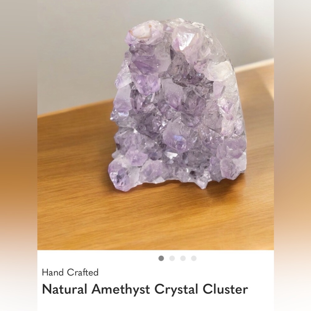 Natural Amethyst Crystal Cluster